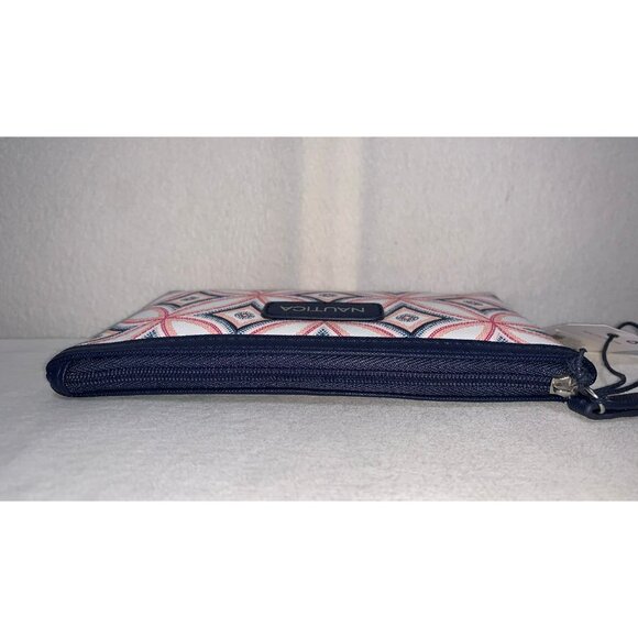 NEW Nautica Geo Print PVC Zip Pouch - Picture 3 of 11